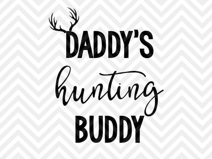 Daddy's Little Fishing Buddy By Kristin Amanda Designs SVG Cut