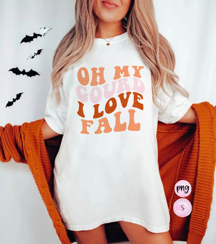 I Love Fall Png, Fall vibes png, Spooky Vibes, Pumpkin Season png, Pumpkin Spice Coffee, Retro fall, PNG, Sublimation Design