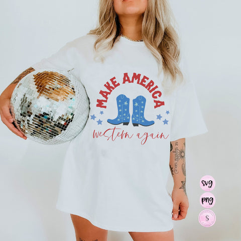 America Western svg, 4th of July Png, America Png, Retro Png, USA Png, American Patriotic Png, Varsity Png, Fourth of July T Shirt Design