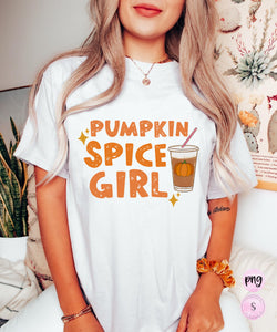 Pumpkin Spice Girl PNG, Pumpkin Pie PNG, Fall Autumn, Groovy Thanksgiving Png, Retro Fall Png