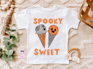 sweet and spooky png, halloween ice cream png, retro halloween PNG Sublimation Design, retro halloween transfer design