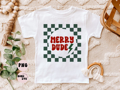 Merry Dude, Retro Merry Christmas Png, Distressed Merry, Sublimation Design, Christmas Shirt Design, Digital Download, Trendy Christmas