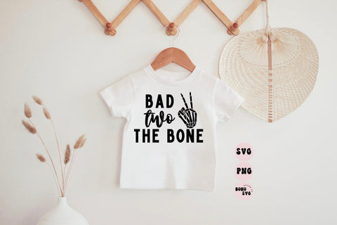 Bad Two The Bone Svg, Two Cute To Spook Svg, Two Year Old Svg, Two Spooky Svg, 2nd Birthday, Halloween Birthday Shirt, Boo I'm Two Svg