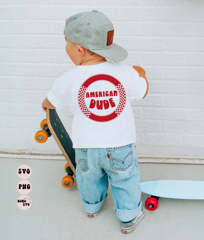 American dude PNG-Boy Sublimation Digital Design Download-skateboard png, lightening bolt png, little boy designs, retro boy png design